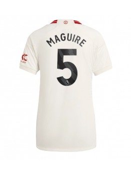 Billige Manchester United Harry Maguire #5 Tredjedrakt Dame 2023-24 Kortermet